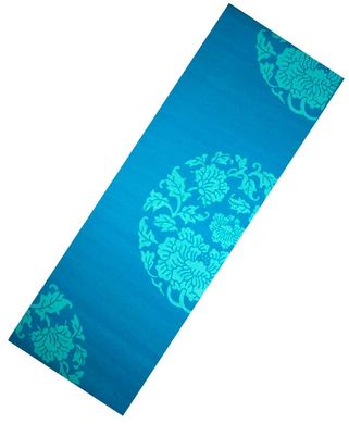 Йога-коврик PVC PRINTED YOGA MAT блакитний Уні 173х61х0.6см 00000018657