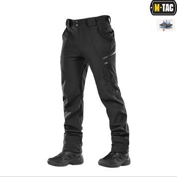 Брюки тактические M-Tac Soft Shell Winter размер XL (20306002-XL) 20306002-XL
