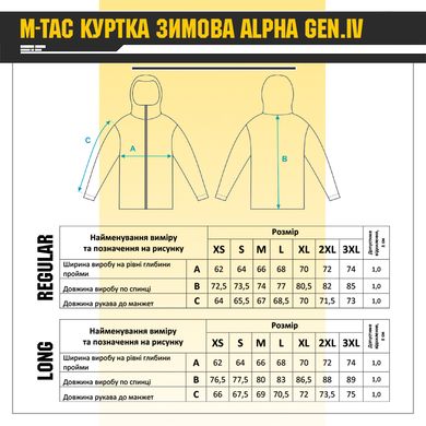 Куртка зимова M-Tac Alpha Gen.IV MM14 2480