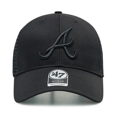 Кепка-тракер 47 Brand BATTER MAN LOGO BASE RUNNER чорний, сірий Уні OSFA MLB-BRNMS01CTP-BK