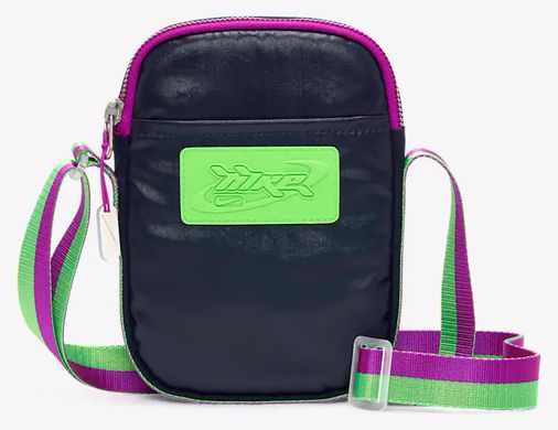 Сумка через плечо Nike NK HERITAGE S CROSSBODY - FSTV фіолетовий, салатовий Уні 18 х 13 х 3 см 00000025879