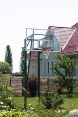 Комплект баскетбольный: стойка, щит, корзина и сетка SS00439