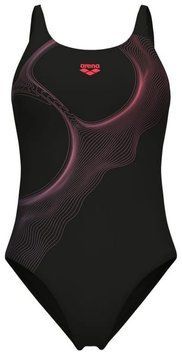 Купальник закритий для жінок Arena RIPPLES SWIMSUIT U BACK B чорний Жін 38 009500-590