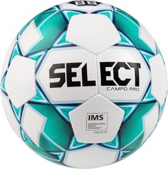 М'яч футбольний Select Campo Pro біло-зелений Уні 5 00000013056