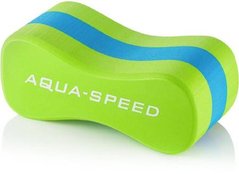 Колобашка для плавання Aqua Speed ​​JUNIOR 3 LAYESR PULLBUOY 7308 зелений, блакитний Уні 20x8х10см 00000015162