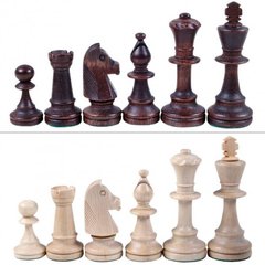 Шахові фігури MADON Стаунтон 5 коричневий, бежевий Уні 4-9 см арт 167A 00000023089