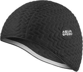 Шапка для плавання Aqua Speed BOMBASTIC TIC-TAC 5718 чорний Уні OSFM 117-07