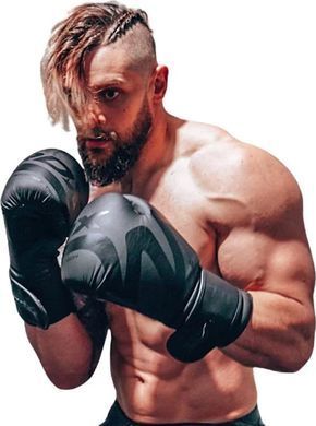 Боксерські рукавиці RDX BOXING GLOVES F15 чорний 16 унцій BGR-F15MB