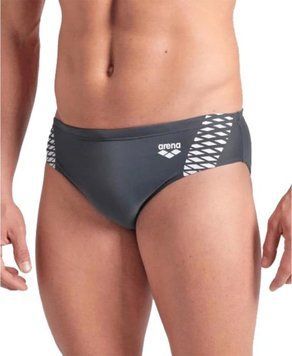 Плавки-сліпи для чоловіків Arena OPENINGS SWIM BRIEFS сірий, білий Чол 85 (008065-501) 008065-501