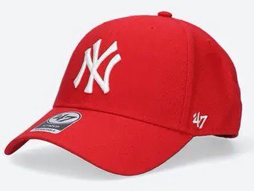 Кепка MVP 47 Brand YANKEES, YANKEES червоний, сірий Уні OSFA 00000017739