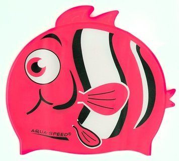Шапка для плавання Aqua Speed ZOO NEMO 5756 коралова рибка Діт OSFM 115-03-nemo