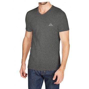 Футболка Kappa T-shirt Mezza Manica Scollo V антрацит Чол  K1311 Antracite
