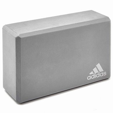 Блок для йоги Adidas Yoga Block сірий Уні 22.8x15.2x7.6 см 00000026193