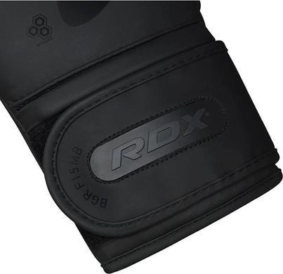 Боксерські рукавиці RDX BOXING GLOVES F15 чорний 16 унцій BGR-F15MB