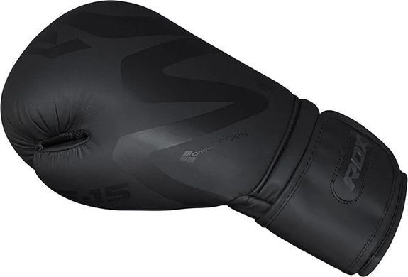 Боксерські рукавиці RDX BOXING GLOVES F15 чорний 16 унцій BGR-F15MB
