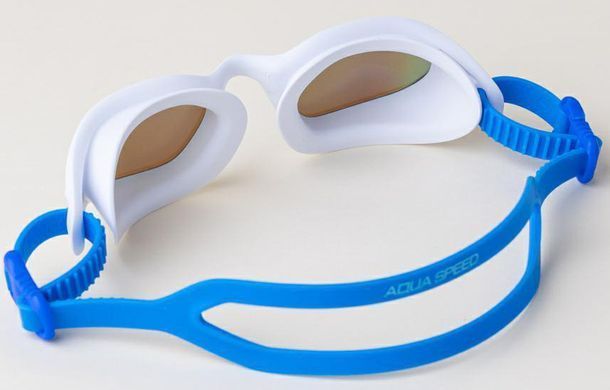 Окуляри для плавання Aqua Speed ECLIPSE MIRROR 61414 білий, блакитний OFSM 712-51