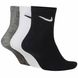 Шкарпетки Nike U NK EVERYDAY LTWT ANKLE 3PR чорний, білий, сірий Уні 46-50 00000015014 фото 2