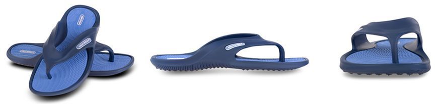 Шльопанці Aqua Speed RIVIERA 4387 темно-синій, синій Уні 36 495-10