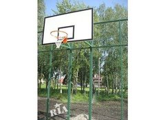 Комплект баскетбольный: стойка, щит, корзина и сетка SS00438