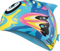 Шапка для плавання Aqua Speed ​​ZOO FISH 8688 синій, темно-синій, жовтий, рожевий Діт OSFM 00000017281