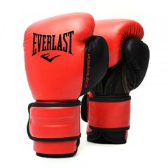 Боксерські рукавиці Everlast POWERLOCK BOXING GLOVES червоний Уні 14 унцій 00000024557