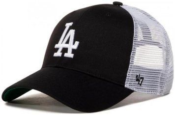 Кепка-тракер 47 Brand LA DODGERS BRANSON MESH чорний, білий Уні One Size B-BRANS12CTP-BKC