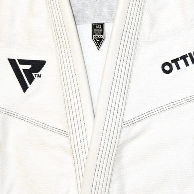 Костюм для бразильського джиу-джитсу RDX BRAZILIAN JIU-JITSU SUIT білий A1 BJJ-S2W