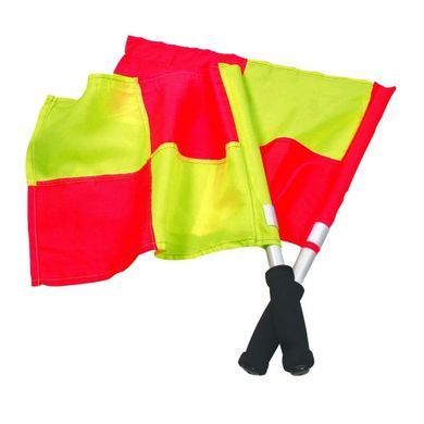 Флаг арбитра Select Lineman's flag красный, желтый Уни OSFM 7490600353