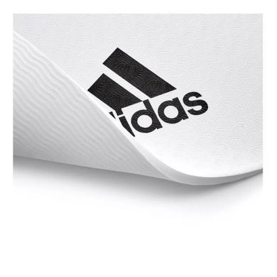 Килимок для йоги Adidas Yoga Mat білий Уні 176 х 61 х 0,8 см 00000026194