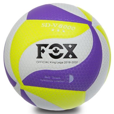 М'яч волейбольний FOX SD-V8000 (PU, №5, 5 сл., клеєний) SD-V8000