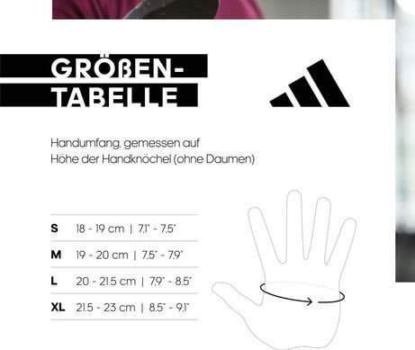 Рукавички для тренінгу Adidas Full Finger Essential Gloves чорний M (ADGB-12824-NL) ADGB-12824-NL