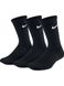 Шкарпетки Nike Y NK EVERYDAY CUSH CREW 3PR чорний Діт 34-38 00000009206 фото 1