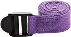 Ремінь для йоги YOGA STRAPS фіолетовий Уні 183x3.8cм 00000018741