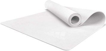 Килимок для йоги Adidas Premium Yoga Mat білий Уні 176 х 61 х 0,5 см ADYG-10300WH