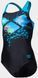 Купальник закритий для дівчат Arena MULTI PIXELS SWIMSUIT SWIM PRO чорний, синій, блакитний Діт 128с 006679-580 фото 2
