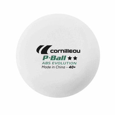 М'ячі для настільного тенісу Cornilleau P-BALLS 2** 6 шт, білі 3222763300501
