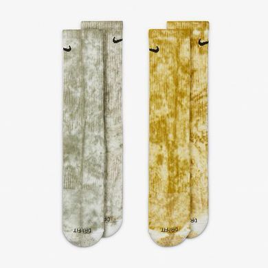 Шкарпетки Nike U NK EVERYDAY PLUS CUSH CREW жовтий, сірий Уні 38-42 00000019297