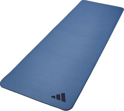 Коврик для йоги Adidas Premium Yoga Mat синий 176 х 61 х 0,5 см ADYG-10300TB
