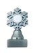 Статуетка Сніг, жетон d 25мм срібло h 10см арт ССн-02 00000016792 фото 1