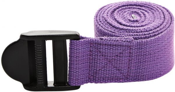 Ремінь для йоги YOGA STRAPS фіолетовий Уні 183x3.8cм 00000018741