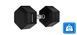 Гантель шестигранна THUNDER 10 кг HEXAGONAL-DUMBBELLS-10KG фото 2