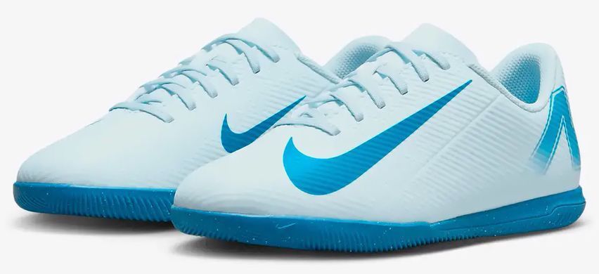 Футзалки Nike JR VAPOR 16 CLUB IC білий, блакитний Діт  FQ8289-400