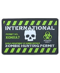 Шеврон/патч KOMBAT UK Zombie Hunting Permit kb-zhpp