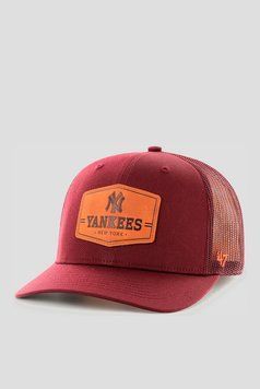 Кепка-тракер 47 Brand YANKEES RAWHIDE TWILL темно-бoрдовий Уні OSFA 00000021321