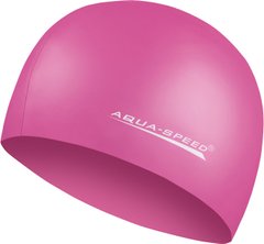 Шапка для плавания Aqua Speed MEGA 100-27 темно-розовый Уни OSFM 00000015662