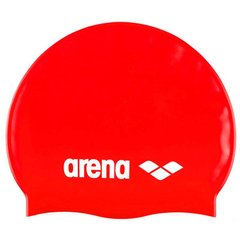 Шапка для плавання Arena CLASSIC SILICONE червоний Уні OSFM 00000018945