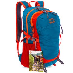 Рюкзак спортивний з жорсткою спинкою COLOR LIFE V-25л TY-5293 (Бірюза-помаранчевий)