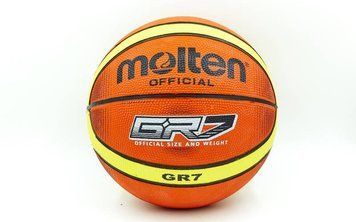 М'яч баскетбольний гумовий MOLTEN BGRX7-TI №7 BGRX7-TI