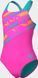 Купальник закритий для дівчат Arena LINES SWIMSUIT SWIM PRO BACK L рожевий, бірюзовий 164 см 003550-980 фото 6
