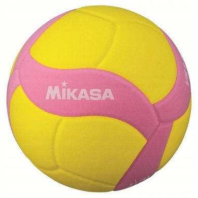 М'яч волейбольний дитячий Mikasa VS220W жовто-рожевий, розмір 5 VS220W-P